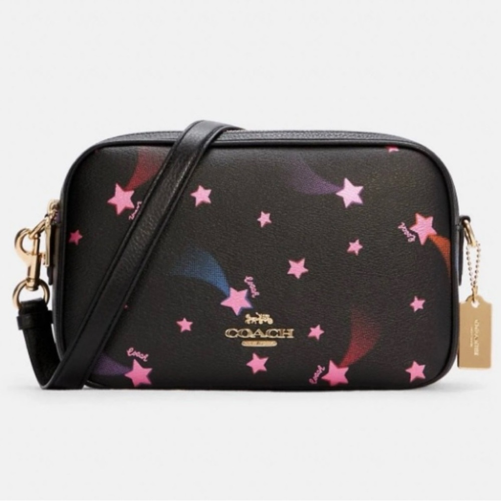 COACH Disco Star Leather Crossbody